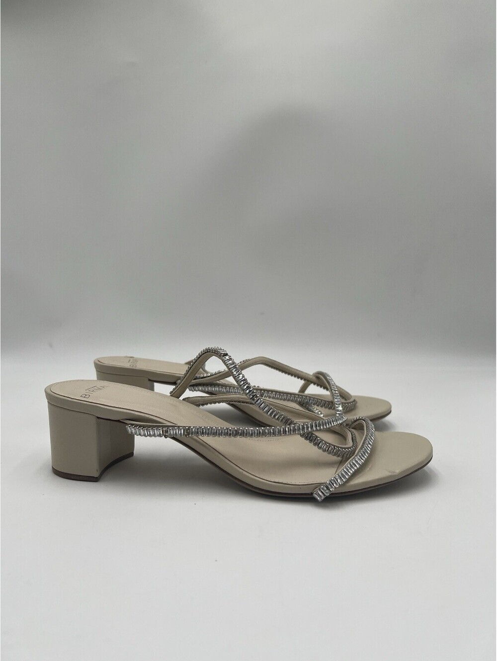 Alexandre Birman Vicky metallic leather ankle strap sandals in gold Size 42
